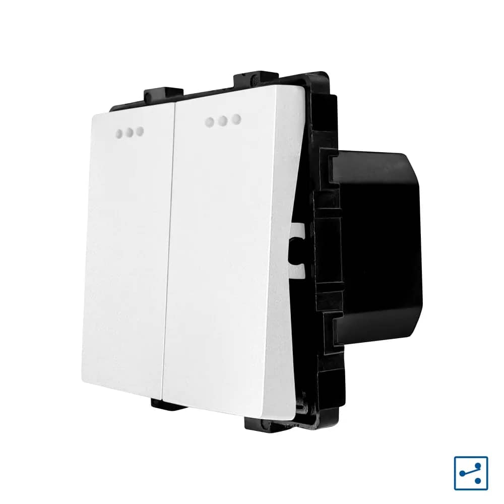 Luxion Mechanical 2 Gang 2-Way Light Switch Module