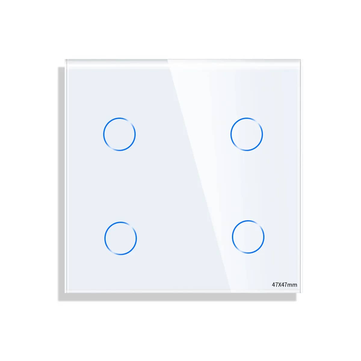 Luxion Mini Glass Touch Light Switch Panel – 4 Gang