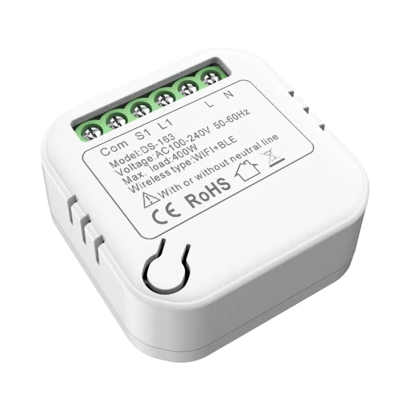 Luxion Mini-Smart Wi-Fi Relay – 1 Input, 1 Output, App Control (TDQ-DS1G-WF) — image 3