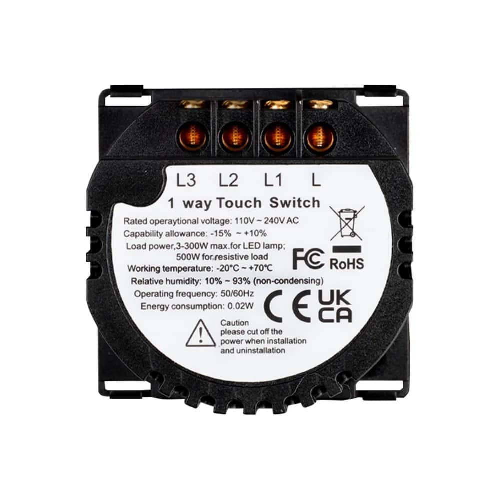 Luxion Silicone Touch Light Switch Module – 3 Gang (LX-ST-301) — image 4
