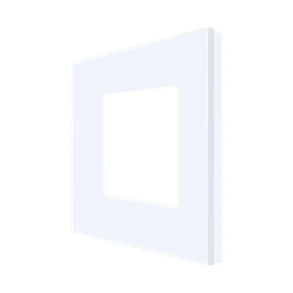 Luxion Single Glass Frame – 1 Gang Tempered Glass Wall Plate