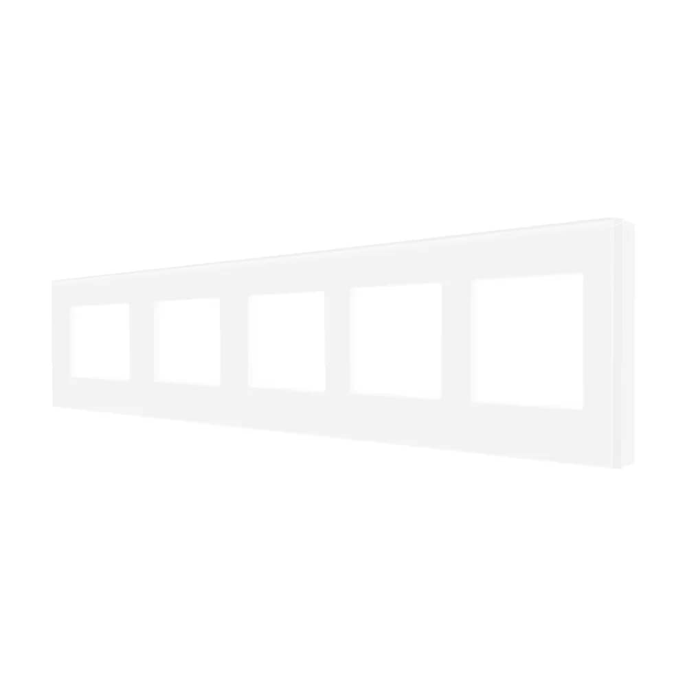 Luxion Tempered Glass 5-Gang Frame