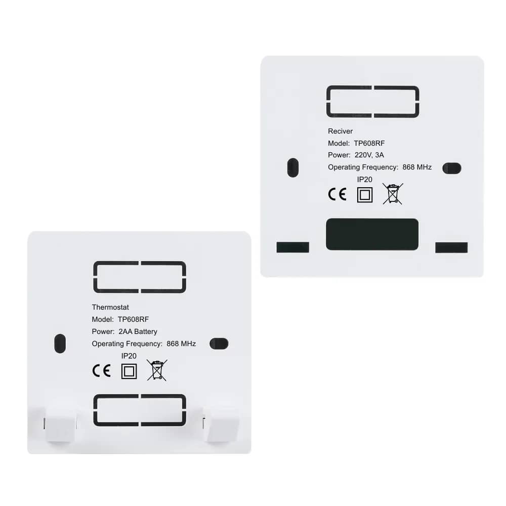 Luxion TP608RF Wireless Thermostat with Receiver for Gas or Electric Boilers – Programmable, Anti-Freeze — image 8