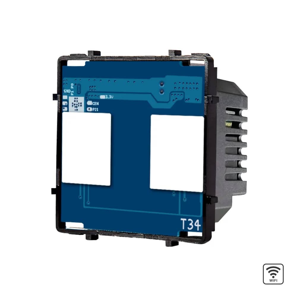 Luxion Wi-Fi Touch Light Switch Module – 2 Gang (LX-WT2-201)