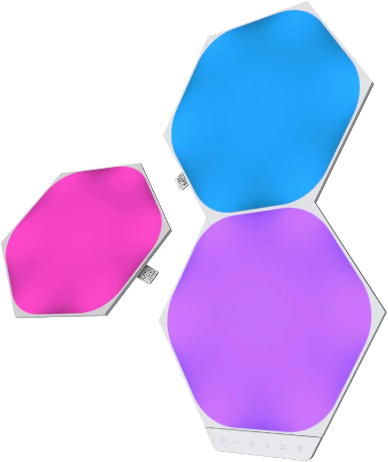Nanoleaf Shapes Hexagons Expansion Pack – 3 Panels, 300 Lumens, LED, 230 V — image 3