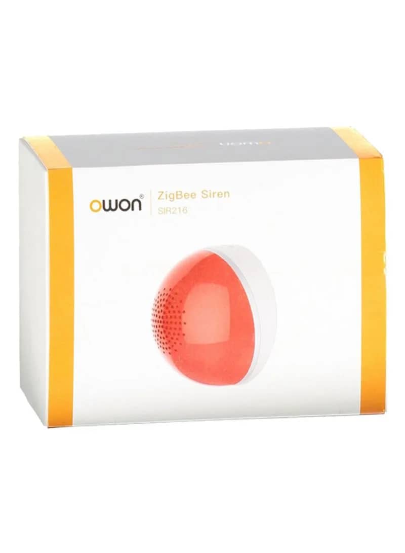 Owon Smart Siren SIR216 – App Control, Zigbee, 95 dB, 700 mAh Backup Battery — image 3
