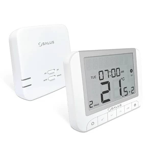 Salus RT520RF Wireless Thermostat – LED Display, Optimisation Functions, PIN Code