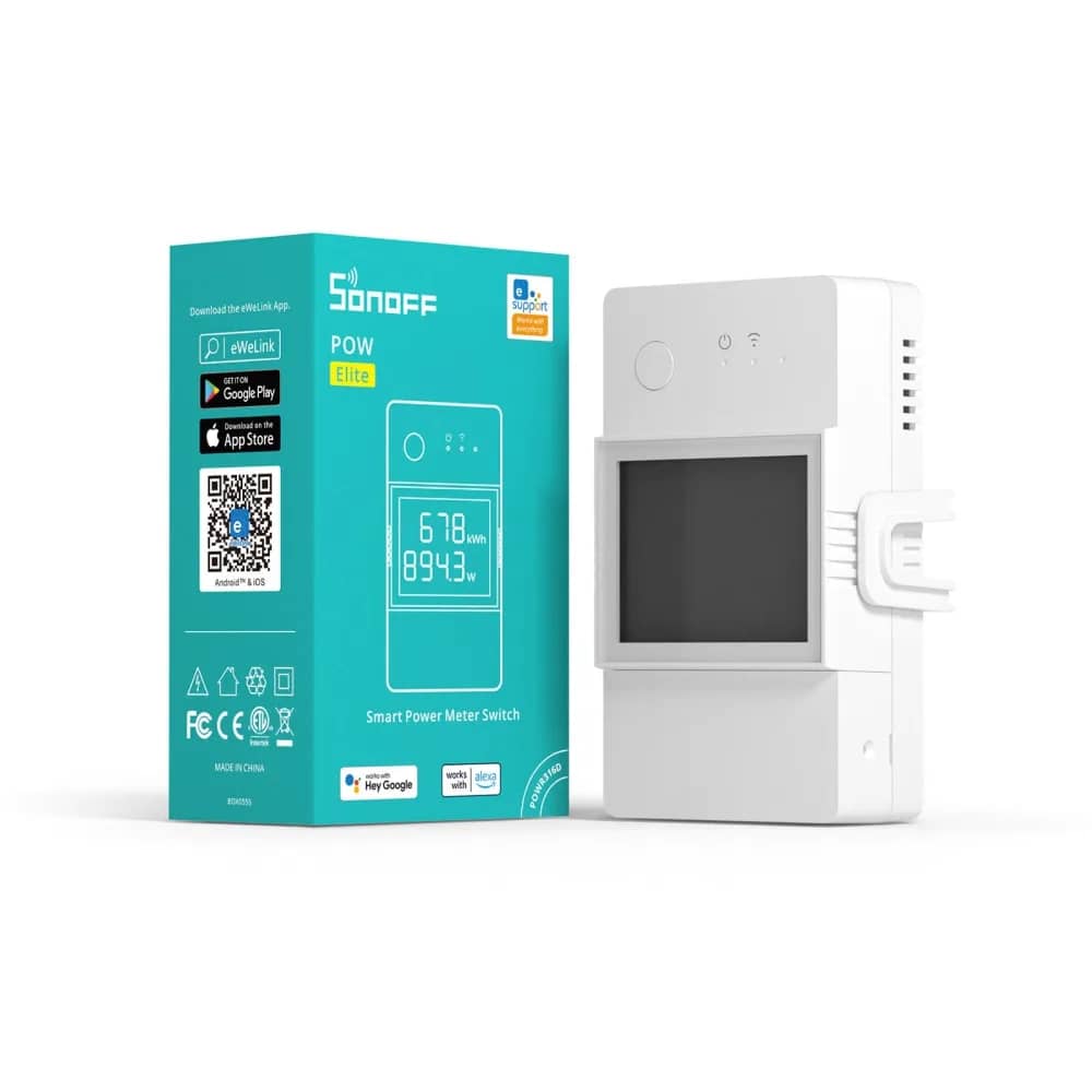 Sonoff POW Elite R3 Smart Wi-Fi Relay with Energy Monitoring and App Control – 16A (POWR316D) — image 4