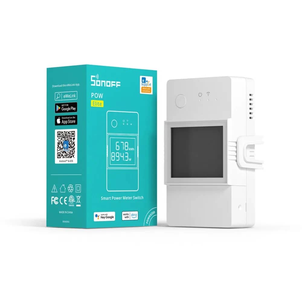 Sonoff POW Elite R3 Smart Wi-Fi Relay with Energy Monitoring, App Control, 20A – POWR320D — image 4