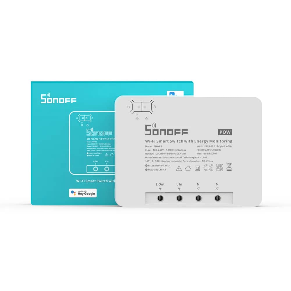 Sonoff POW R3 Wi-Fi Smart Relay with Energy Monitoring – App & Voice Control — image 5