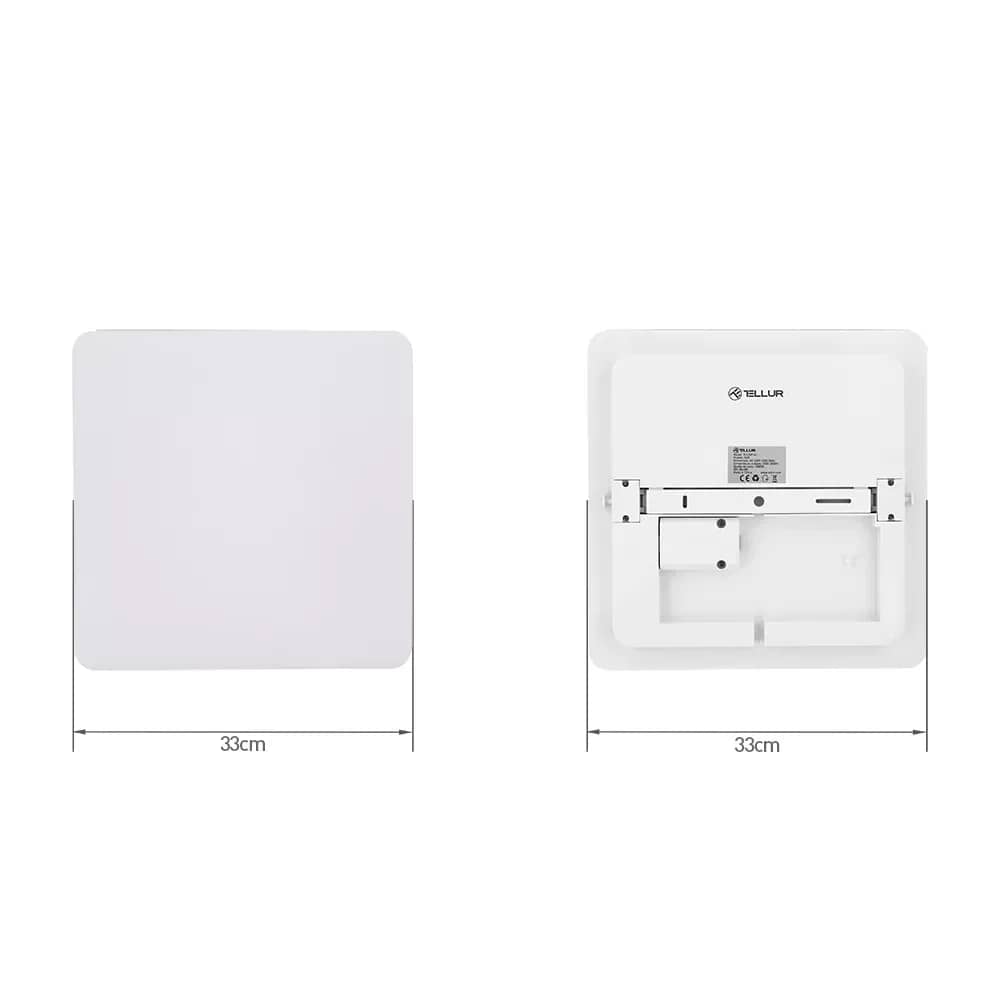 Tellur Smart LED Ceiling Light – Wi-Fi, 24 W, Square, Adjustable Light (TLL331141) — image 7