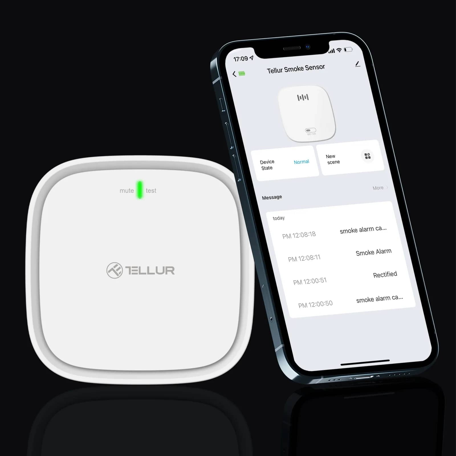Tellur Wi-Fi Gas Sensor – 2.4 GHz, Alarm & Notifications (TLL331291) — image 5