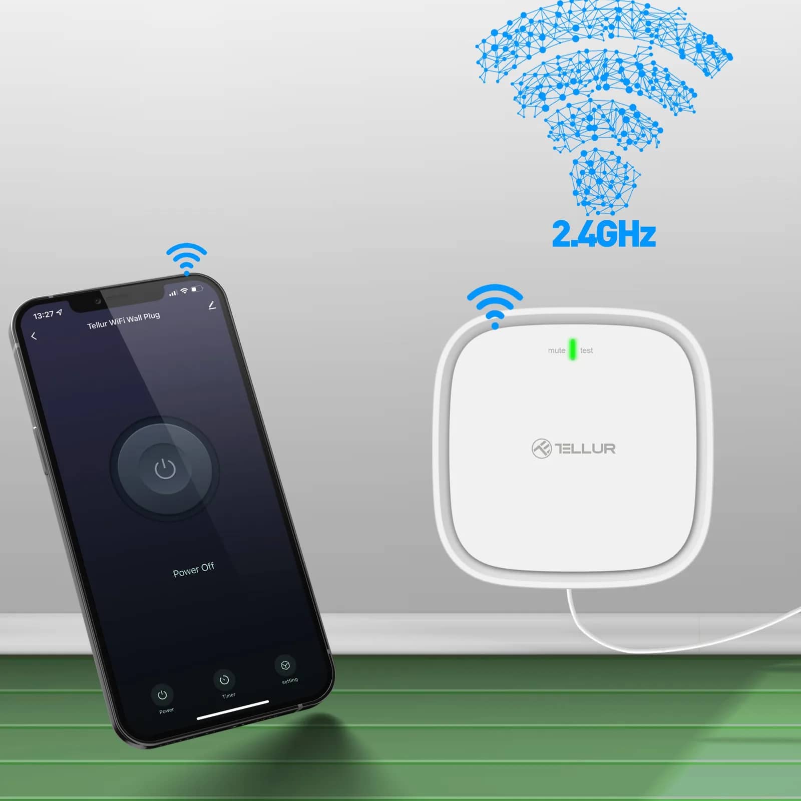 Tellur Wi-Fi Gas Sensor – 2.4 GHz, Alarm & Notifications (TLL331291) — image 6