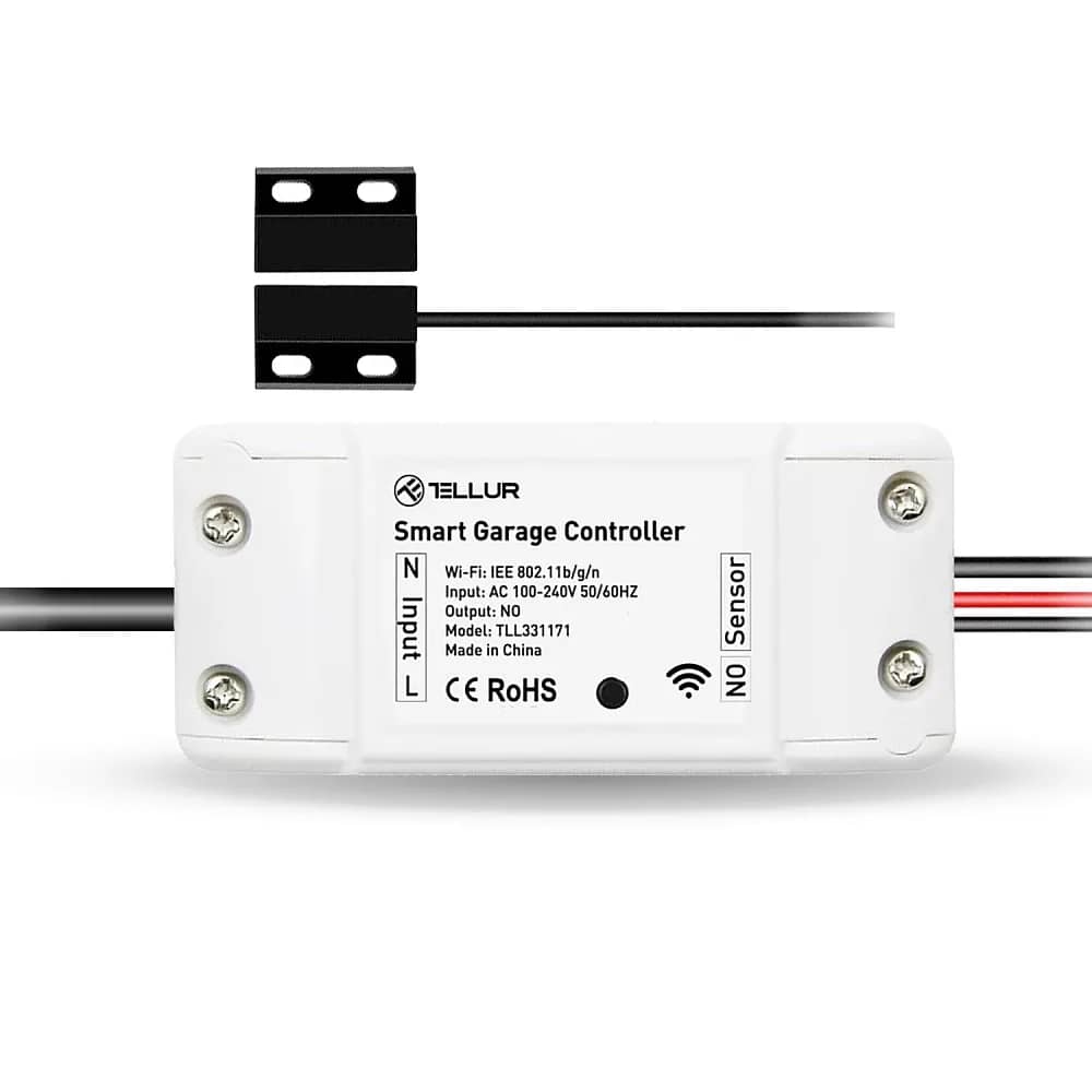 Tellur Wi-Fi Smart Garage Door Automation & Control Kit – Schedules, App Control