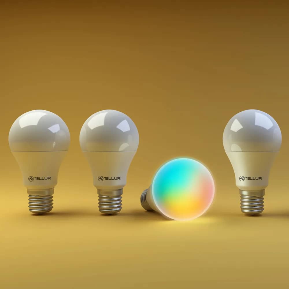 Tellur Wi-Fi Smart LED Bulb – E27, 10W, 1000lm, RGB (TLL331011) — image 3