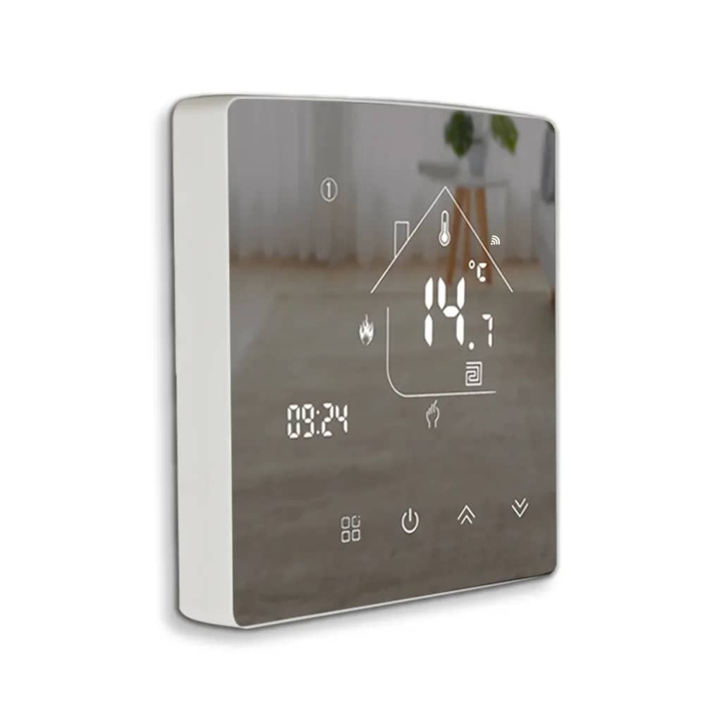 BeOk TGR85-WIFI-WPB Wi-Fi Thermostat for Gas Boiler Heating – Programmable, App Control – Thermostat Display