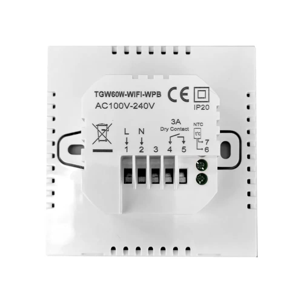 BeOk Wi-Fi Thermostat for Gas Boiler Heating – TGW60-WIFI-WPB – Weekly Programming