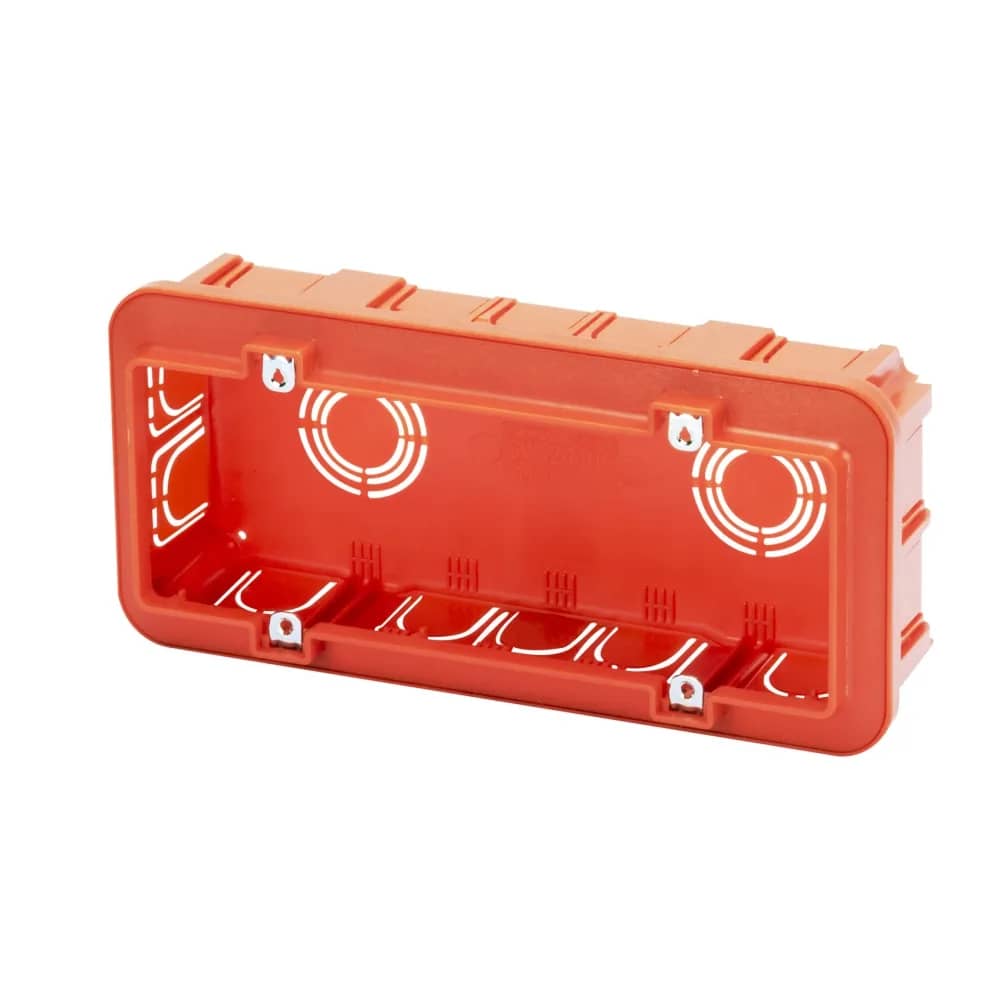 Gewiss GW 24406 ST Flush-Mounted Back Box – 6 Module, Livolo Compatible (Italian Standard)