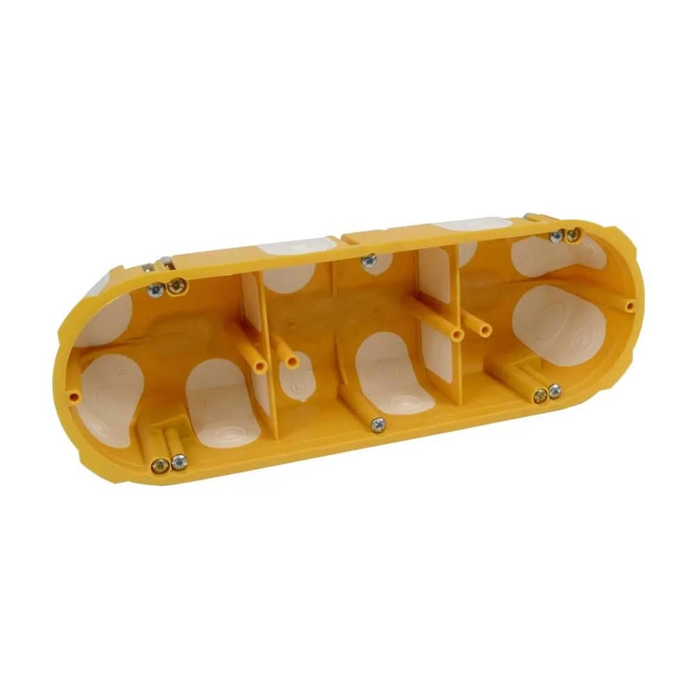Kopos KPL64-50/3LDNA Triple Flush-Mount Back Box for Plasterboard