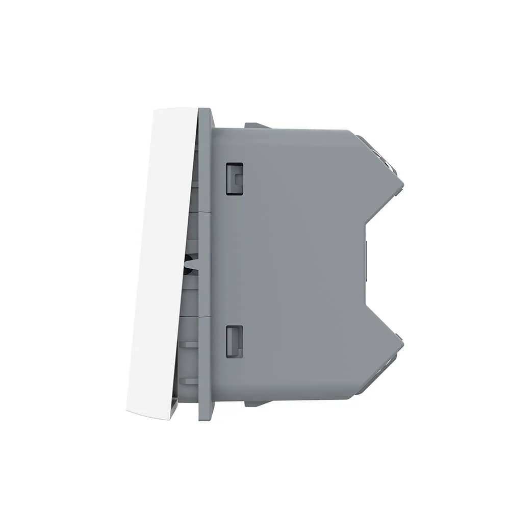 Livolo 1 Gang Mechanical Intermediate (Cross) Light Switch Module – White — image 3