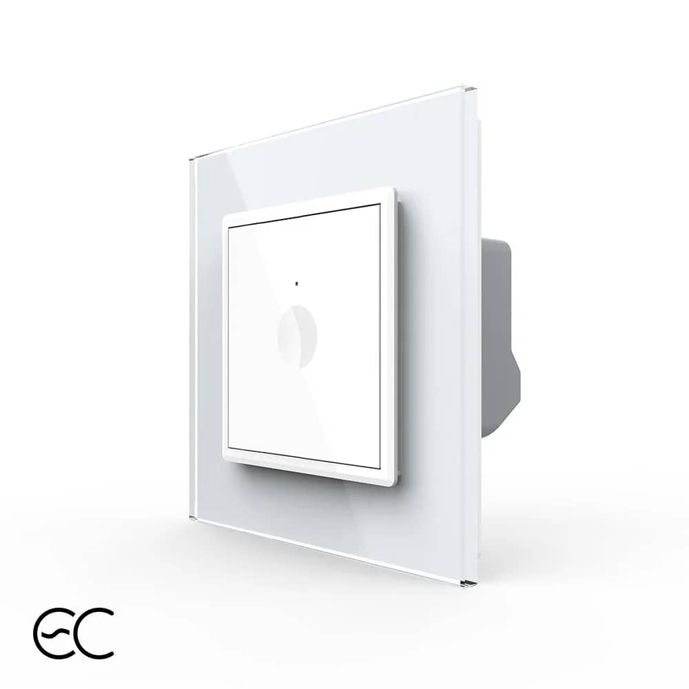 Livolo 1 Gang Touch Light Switch with Glass Frame – Zigbee EC Protocol