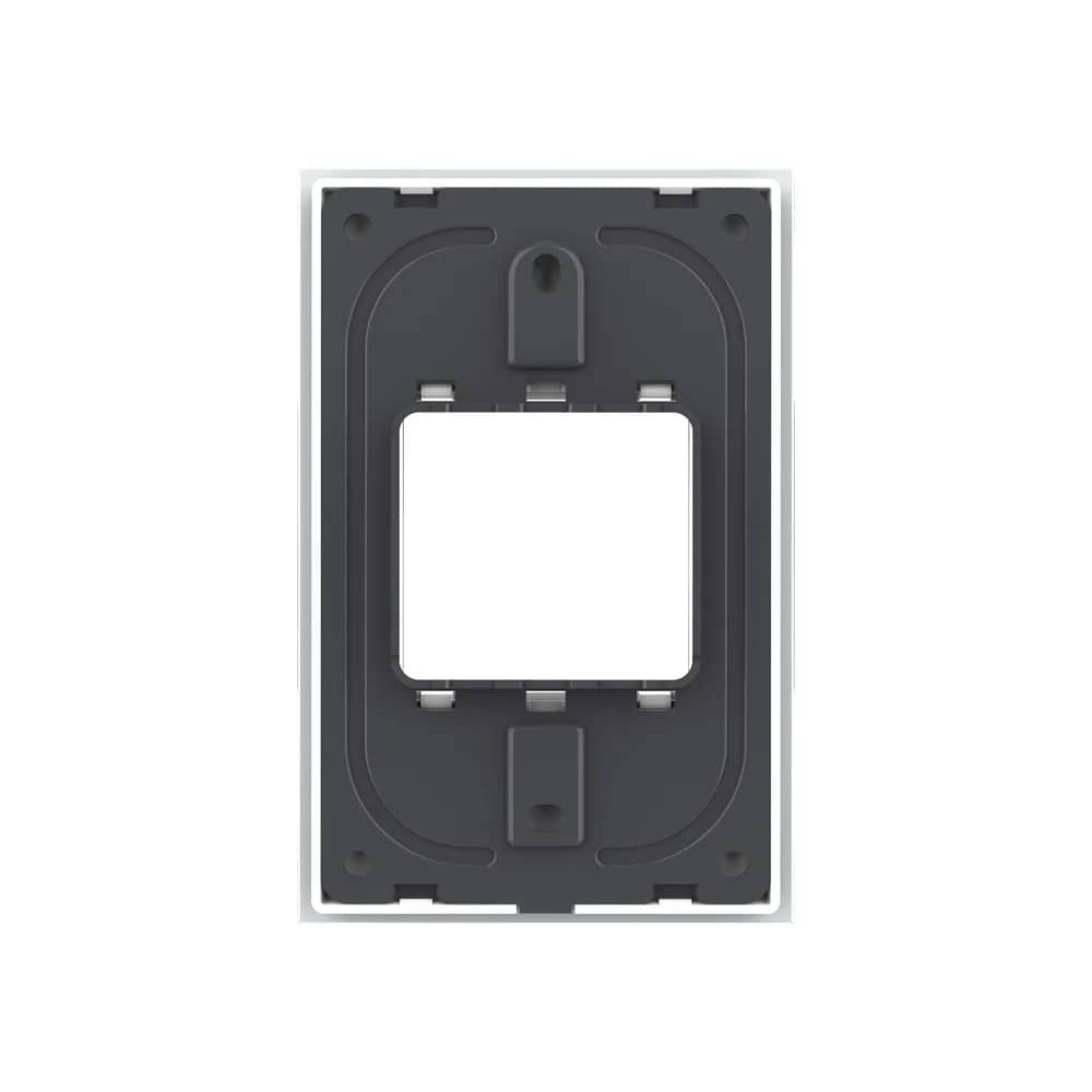 Livolo Glass Frame – Italian Standard, 2 Modules (New Series) – Fade-Resistant Finish