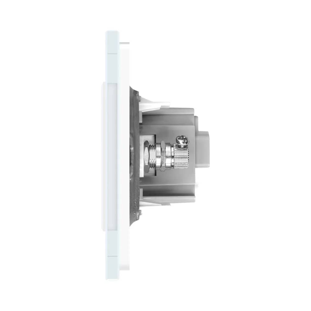 Livolo Glass Frame Schuko Socket with TV Socket – Single – Design and Materials