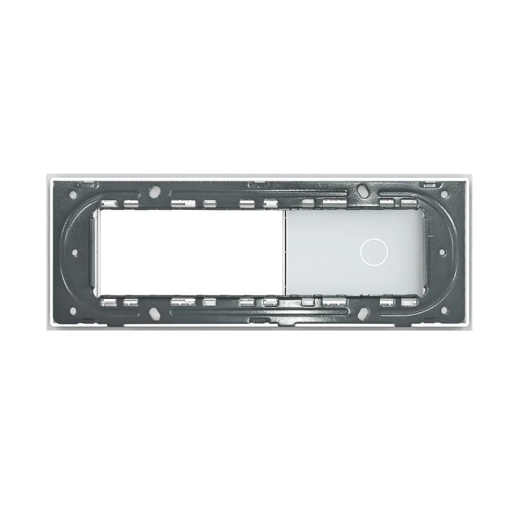 Livolo Glass Panel – 1 Gang Touch Light Switch + 2 Sockets, Italian Standard 6/7M – Dimensions