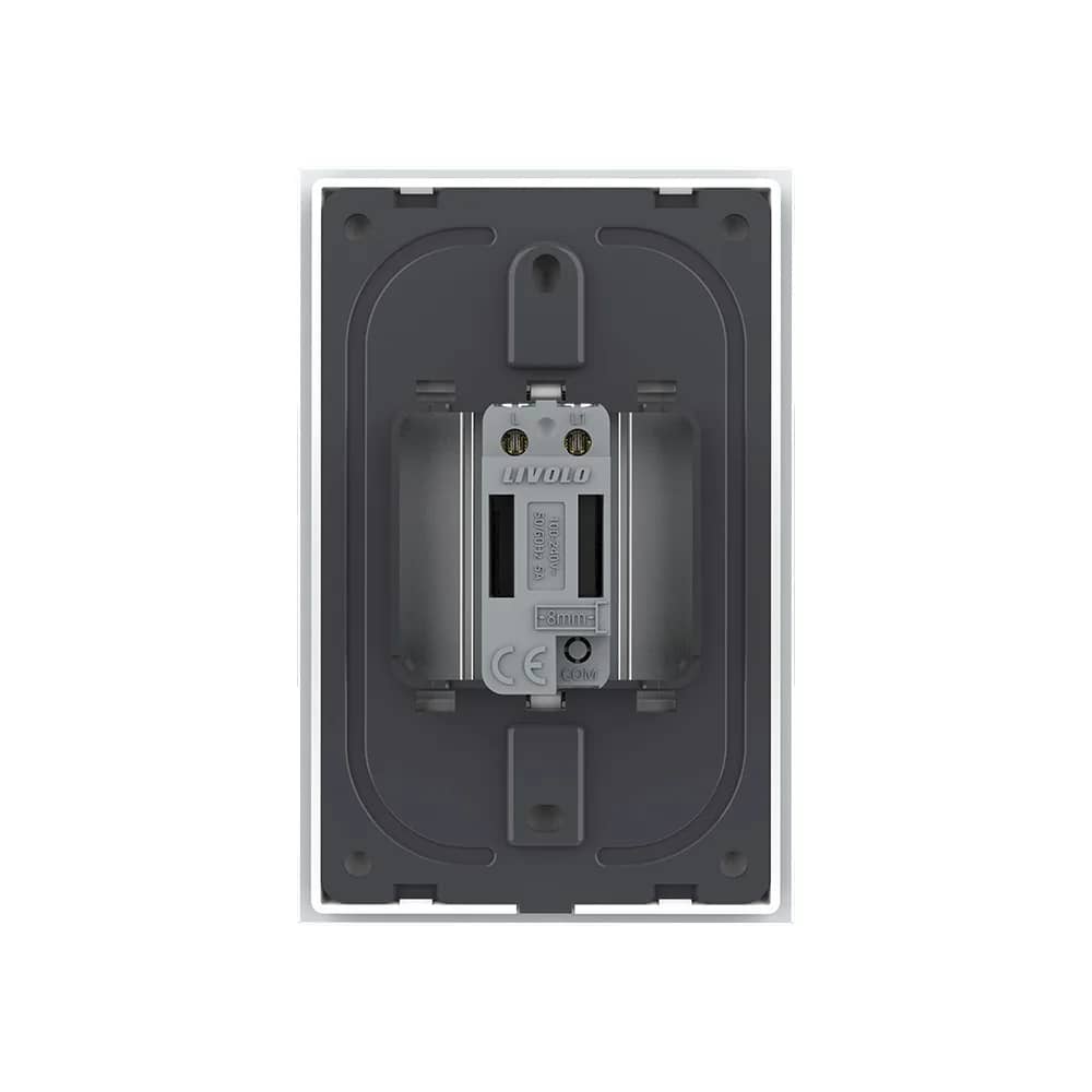 Livolo Glass Touch Light Switch – 1 Gang, 1M Glass Frame, Zigbee EC – Design and Materials