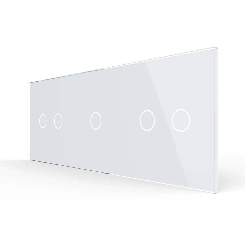 Livolo Glass Touch Light Switch Panel – 2 Gang + 1 Gang + 2 Gang