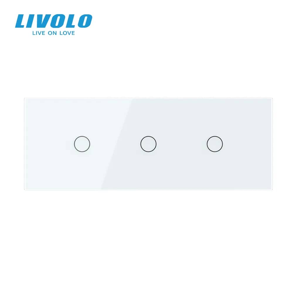 Livolo Glass Touch Light Switch Panel – 3 Gang, Italian Standard – New Series – Installation