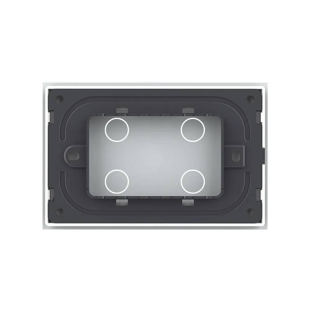 Livolo Glass Touch Light Switch Panel – 4 Gang, Italian Standard (New Series) – Fade-Resistant, Durable Glass