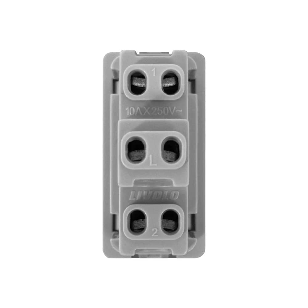 Livolo Mechanical 1 Gang Light Switch Module with Reset – New Series – Fade-Resistant Design
