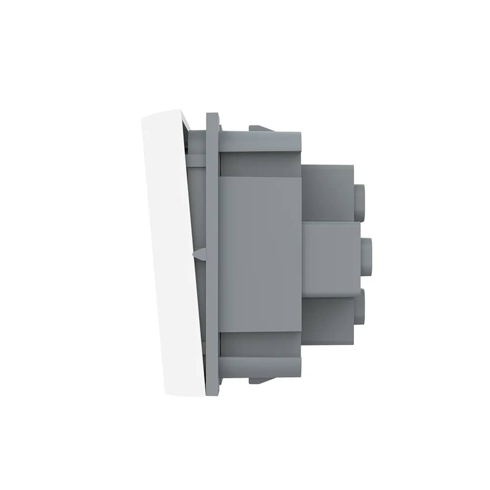 Livolo Mechanical 1 Gang Push Button Switch Module with Reset (Momentary), 2 Modules – New Series – White — image 3