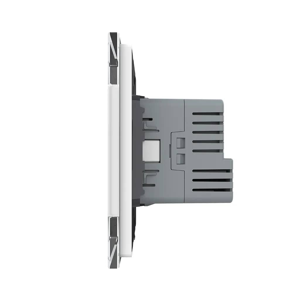 Livolo Schuko Socket with USB-C – German Standard, New Series – White — image 3