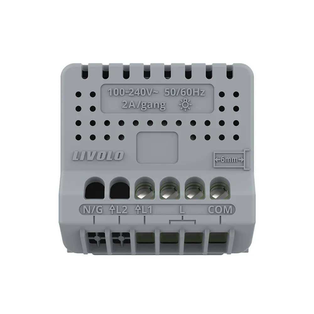 Livolo Touch 2-Way Dimmer Switch Module – 1 Gang, New Series (C7-VL-FC1SD1-2G) — image 4