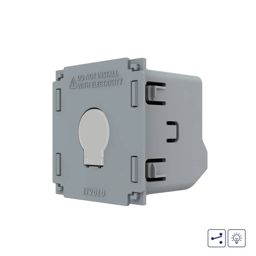 Livolo Touch Dimmer Light Switch Module – 1 Gang 2-Way / Intermediate (New Series) C7-VL-FC1SD2-2G