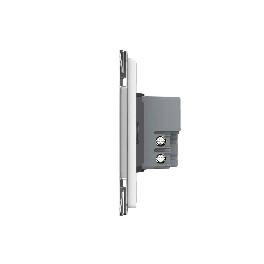 Livolo Wi-Fi Touch 2-Way / Intermediate Light Switch with Glass Frame – 1 Gang, Italian Standard, New Series (VL-FC1SNY-3WP-11) — image 3
