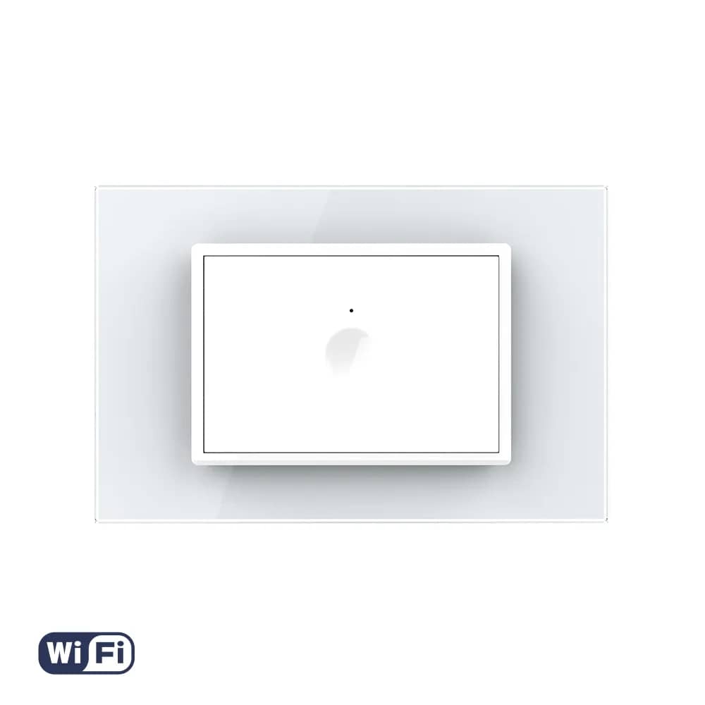 Livolo Wi-Fi Touch Light Switch – 1 Gang, Italian Standard, New Series, White (VL-FC1NY-3WP-11)