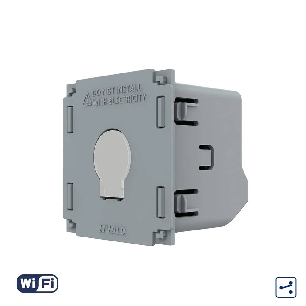 Livolo Wi-Fi Touch Light Switch Module – 1 Gang 2-Way / Intermediate (Cross) – New Series