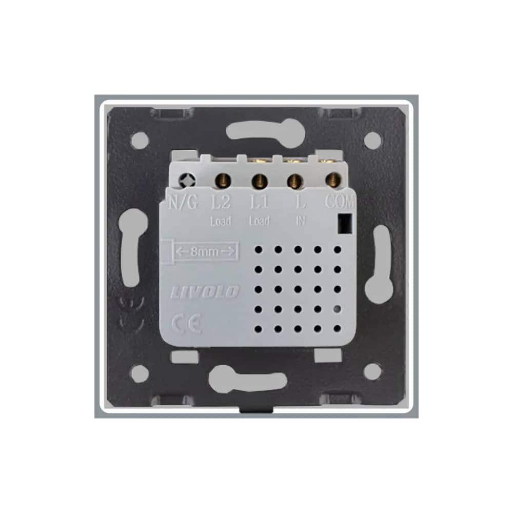Livolo Wireless 2 Gang 2-Way / Intermediate Touch Switch Module – Structure