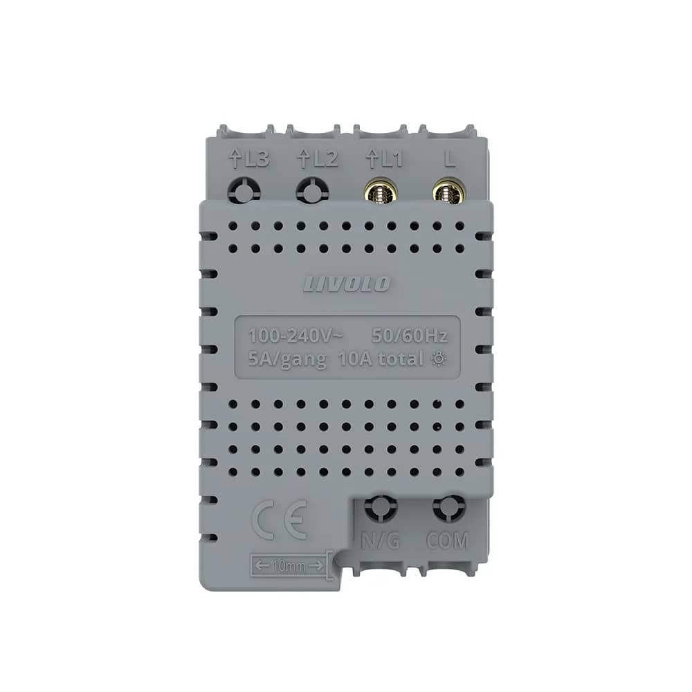Livolo Wireless Touch Light Switch Module – 1 Gang, Italian Standard, New Series – White — image 4