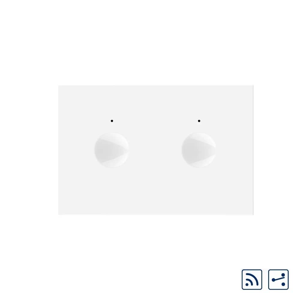 Livolo Wireless Touch Light Switch Module – 2 Gang 2-Way / Intermediate (Italian Standard, New Series)