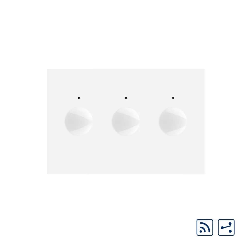 Livolo Wireless Touch Light Switch Module – 3 Gang 2-Way / Intermediate, Italian Standard, New Series