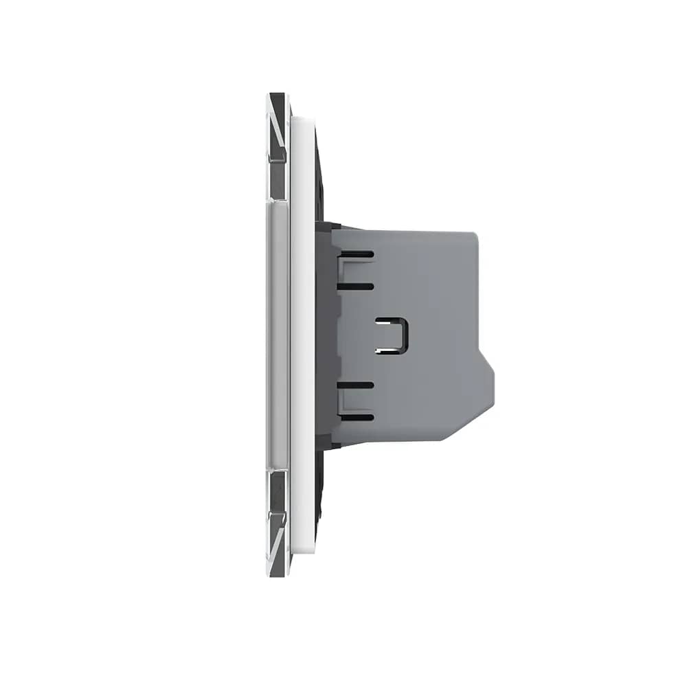 Livolo Zigbee EC Touch Light Switch with Glass Frame – 1 Gang 2-Way / Intermediate – Wiring Diagram