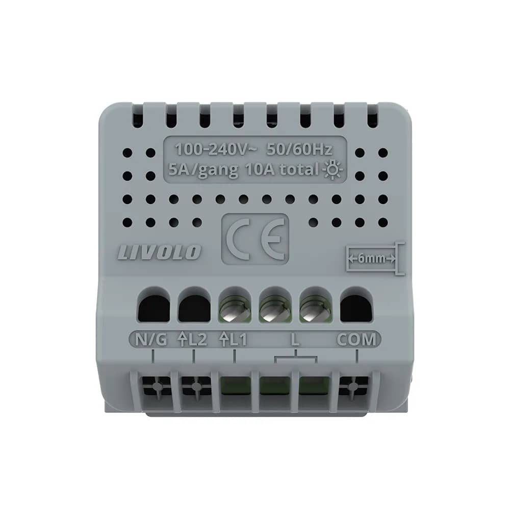 Livolo Zigbee EC Touch Light Switch Module – 1 Gang – App Control