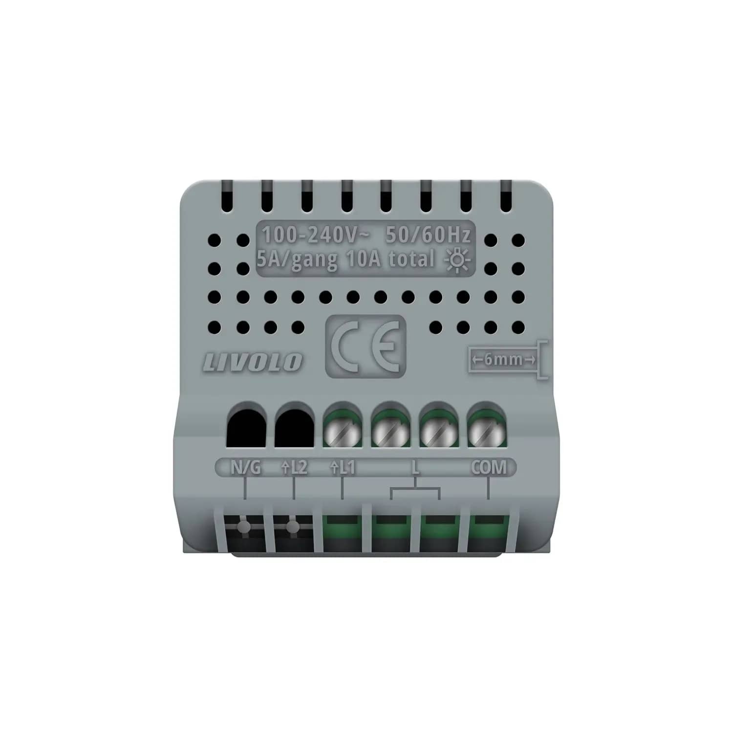 Livolo Zigbee EC Touch Light Switch Module – 2 Gang – Voice Control with Amazon Alexa