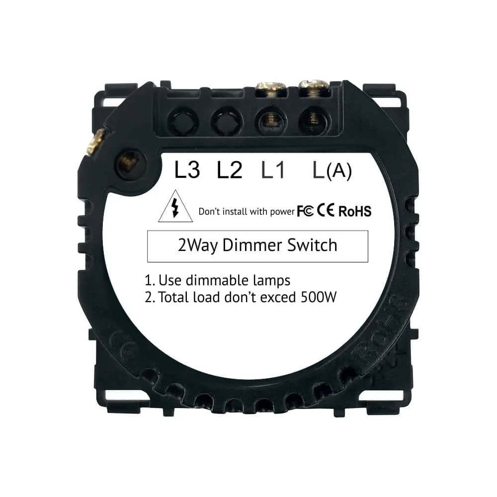 Luxion 1 Gang Touch Dimmer Switch Module – 2-Way / Intermediate (LX-MT-D102) — image 4
