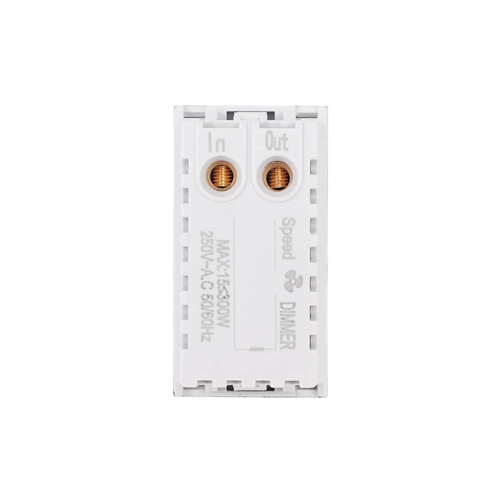 Luxion 1M Fan Switch Module – Italian Standard – White — image 4