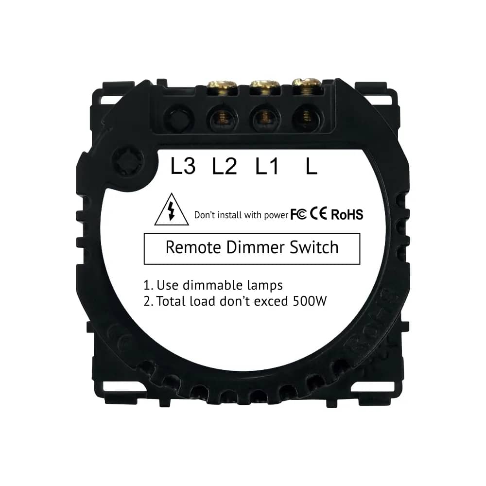 Luxion Touch Dimmer Light Switch Module – 2 Gang, RF433 (LX-MT-RD201) — image 4